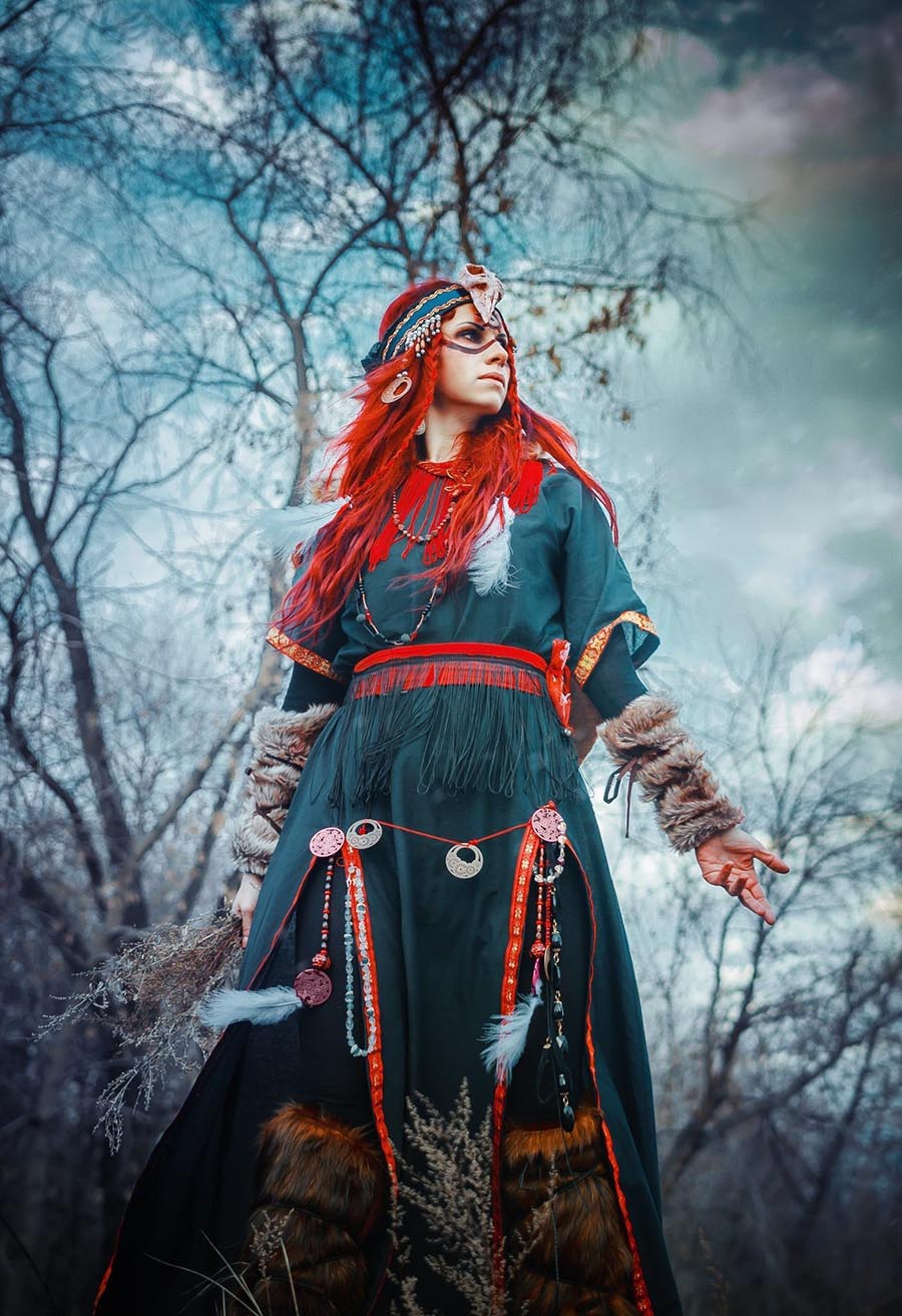 Girls in Slavic costumes underwear in Reynosa